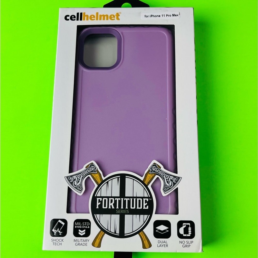 Cellhelmet Fortitude Series iPhone 11 Pro Max Military Grade Purple Case